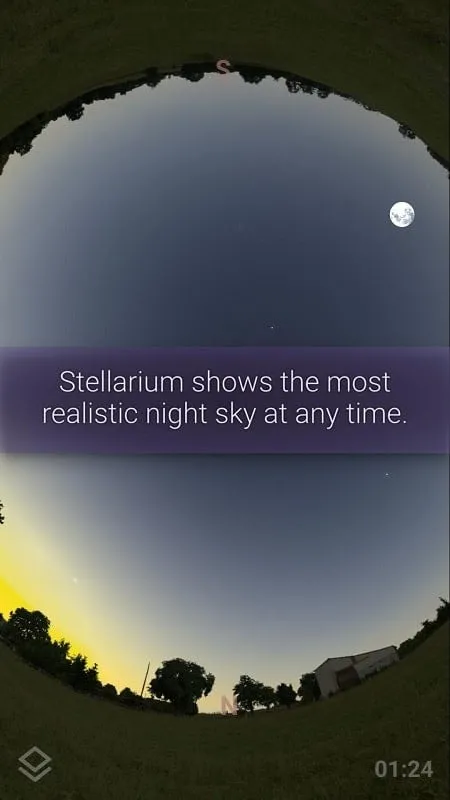 Stellarium Mobile PLUS mod features demonstration