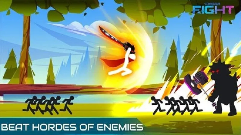 Stickman Fight Infinity MOD APK con armas ilimitadas