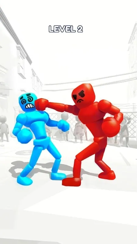 Lựa chọn nhân vật trong Stickman Ragdoll Fighter