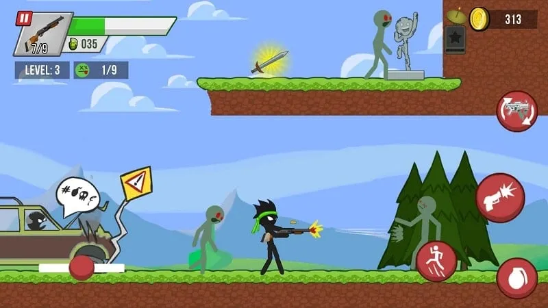 Passo a passo de como baixar o jogo Stickman vs Zombies.