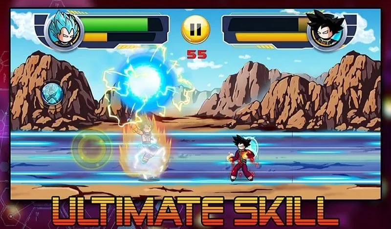 Hướng dẫn cài đặt Stickman Warriors Dragon Legend Super Battle Fight mod apk