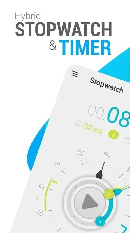 Customizable themes unlocked in Stopwatch Timer mod