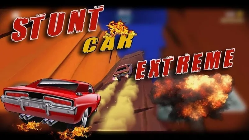 Tangkapan layar gameplay Stunt Car Extreme.