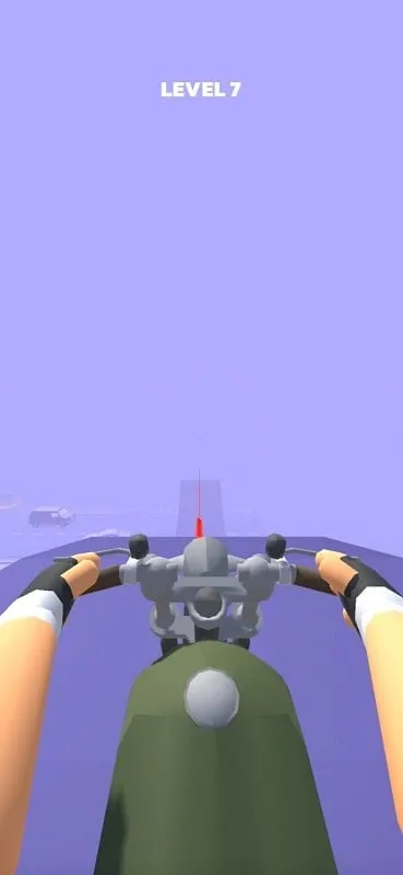 A screenshot of the StuntMan game showing a character performing a stunt on a motorcycle.