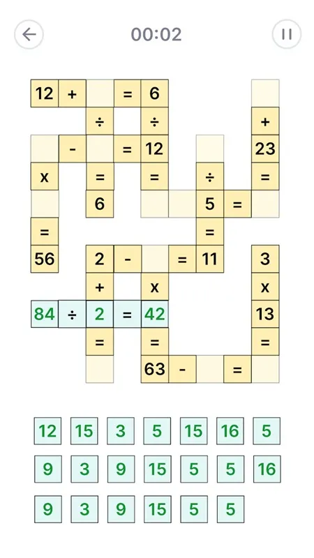 Different difficulty levels available in Sudoku.