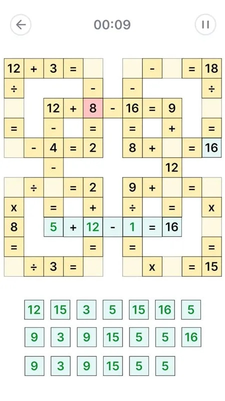 Screenshot of the daily challenge section in Sudoku.