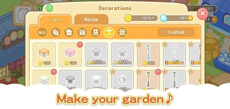 Character customization screen in Sumikkogurashi Farm.