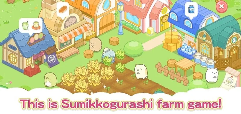 Screenshot game Sumikkogurashi Farm