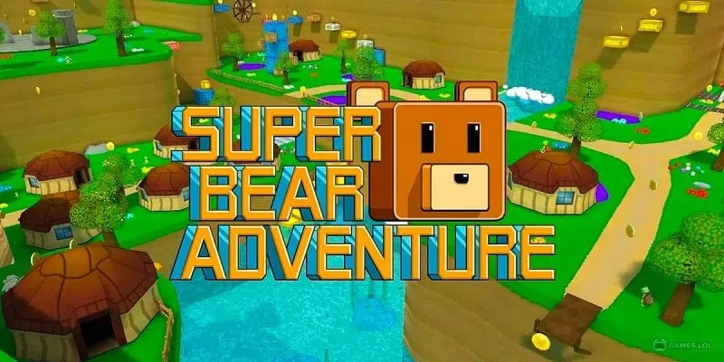 Pantalla principal de Super Bear Adventure