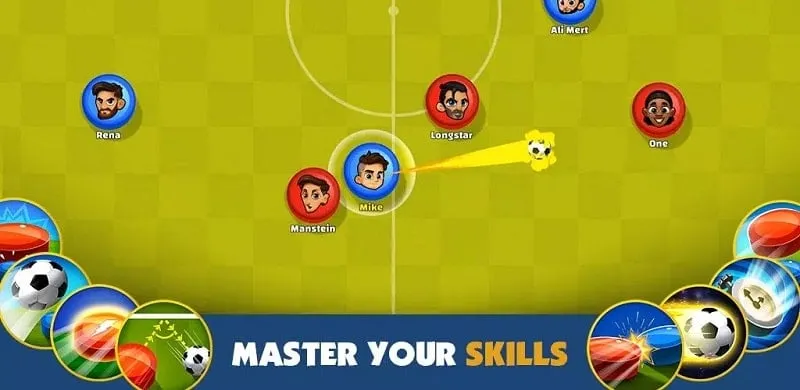 Screenshot game Super Soccer 3V3 MOD APK