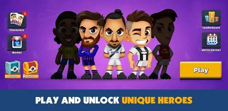 Fitur tanpa cooldown di Super Soccer 3V3 MOD APK