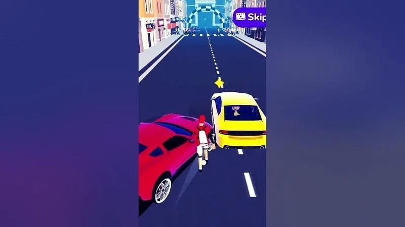 Corrida emocionante no Super Thief Auto Mod APK.