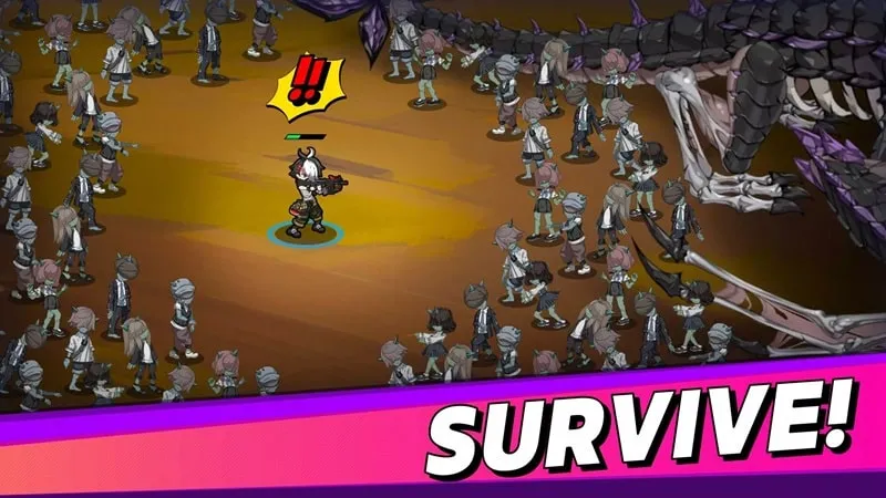 Combate contra zumbis no jogo Super Zombies.