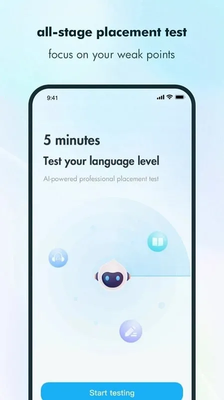SuperLingo mod showing spaced repetition feature