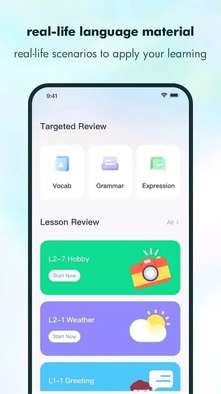 SuperLingo mod showcasing interactive video learning