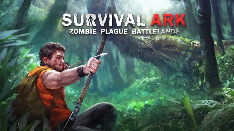 Captura de pantalla del juego Survival Ark Zombie Plague Island PRO.