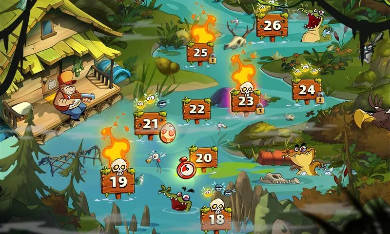 Baixando o Swamp Attack 2 MOD APK em um dispositivo Android