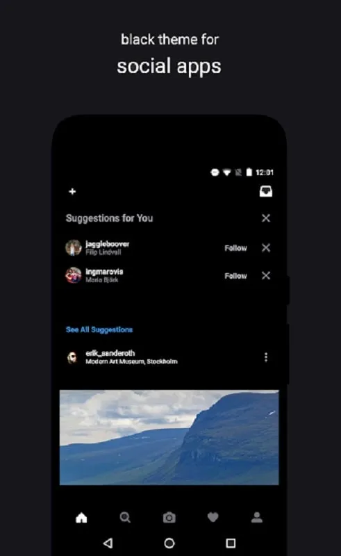 Aplicando un tema personalizado en Swift Black Substratum