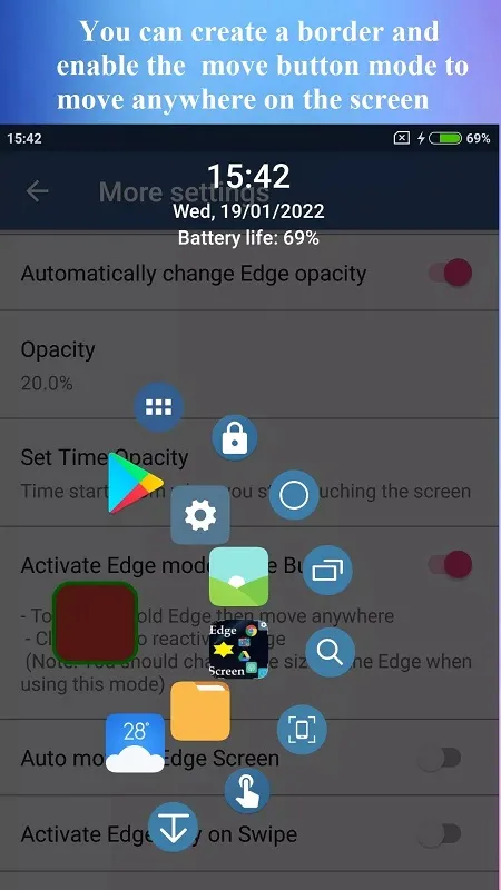Swiftly switch Pro mod apk demonstrating features