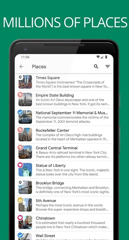 Sygic Travel Maps Offline MOD APK trip planning interface