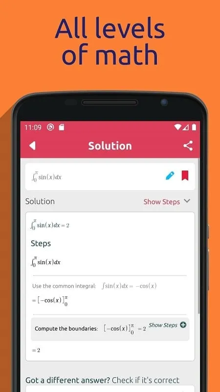 Symbolab Math solver mod detailed solution view