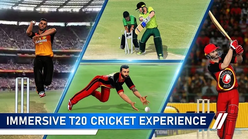 Download do MOD de Críquete T20 Cricket Champions 3D