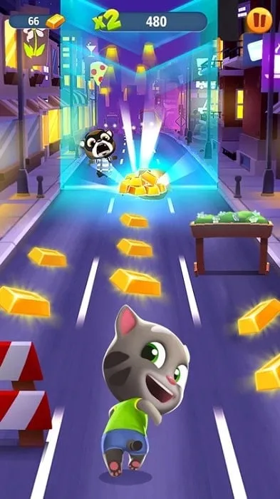 Hình ảnh trong game Talking Tom Gold Run MOD