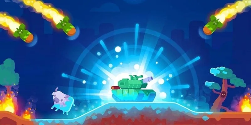 Seleccionando un tanque en Tank Stars 2.