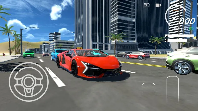 Tampilan berbagai mobil yang tersedia di Taxi Driver City Driving SIM Mod APK