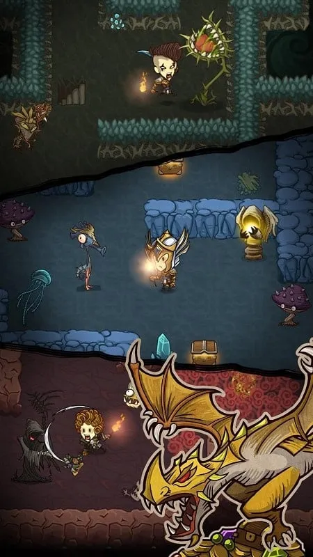 The Greedy Cave mod interface showcasing unlimited money.