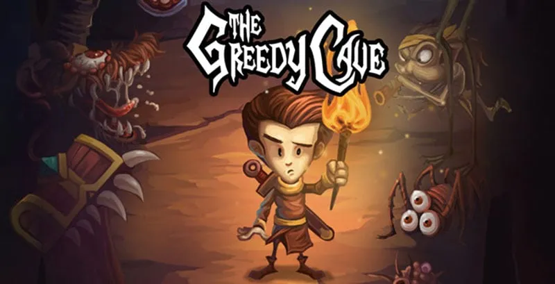 Entering the depths of The Greedy Cave.