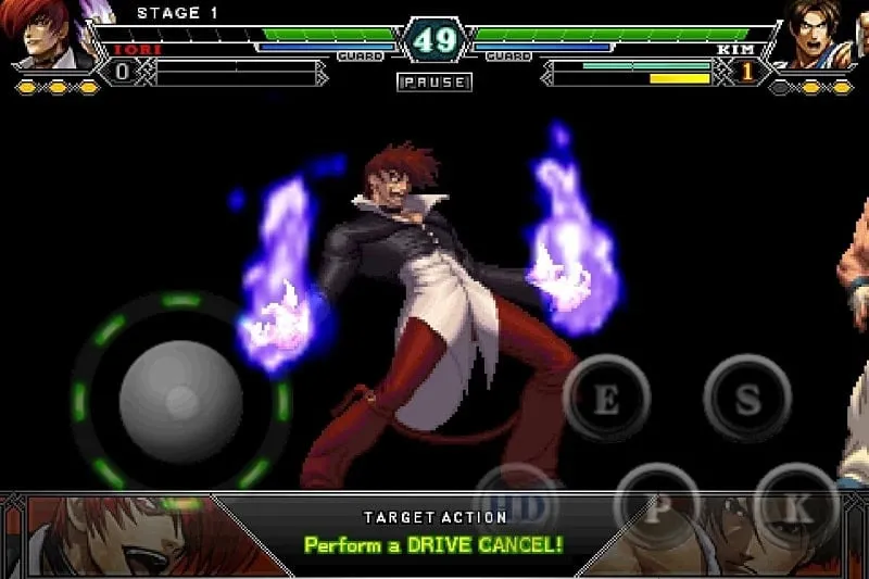 Desbloqueando personajes premium con dinero infinito en KOF.