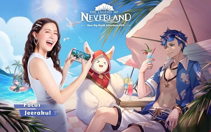 Character customization options in The Legend of Neverland.