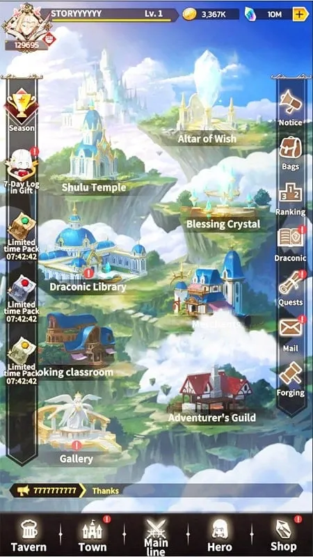 Cara membuka menu mod di game The Legend of Takara.