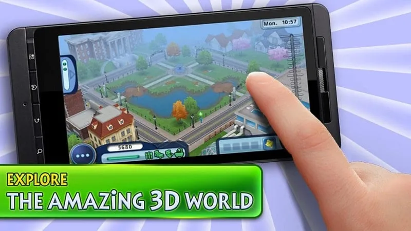 The Sims 3 in-game screen showcasing building options with unlimited money.