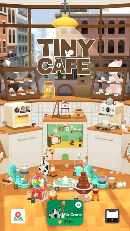 Passo a passo de como instalar o Tiny Cafe MOD APK em um dispositivo Android.