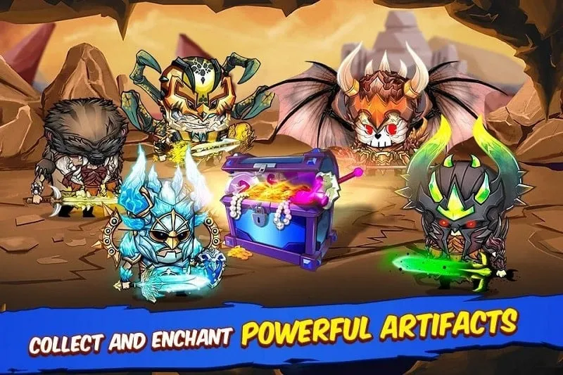 Step-by-step guide on installing the Tiny Gladiators MOD APK on an Android smartphone.