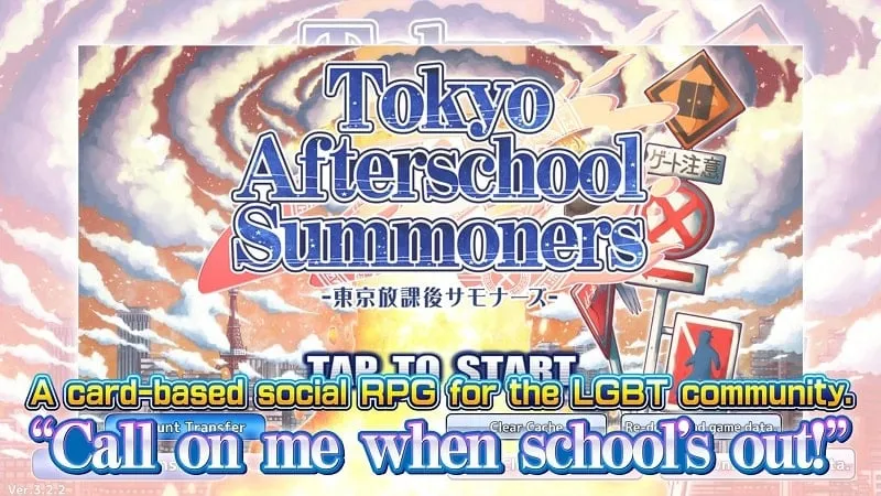 Ảnh chụp màn hình hiển thị thông báo lỗi tiềm ẩn trong quá trình cài đặt Tokyo Afterschool Summoners MOD APK.