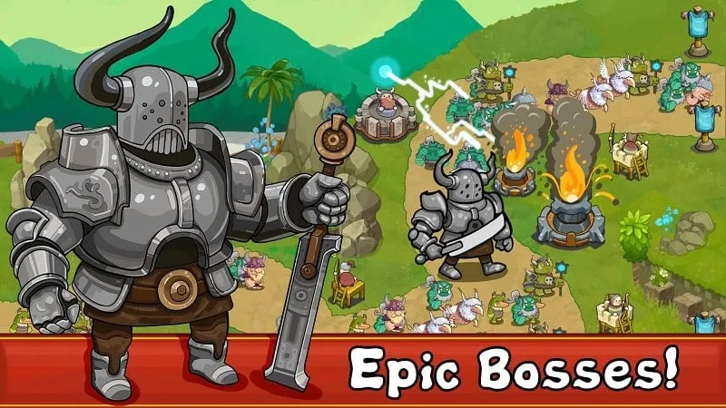 Passo a passo de como instalar o Tower Defense Realm King Hero MOD APK em um celular Android.