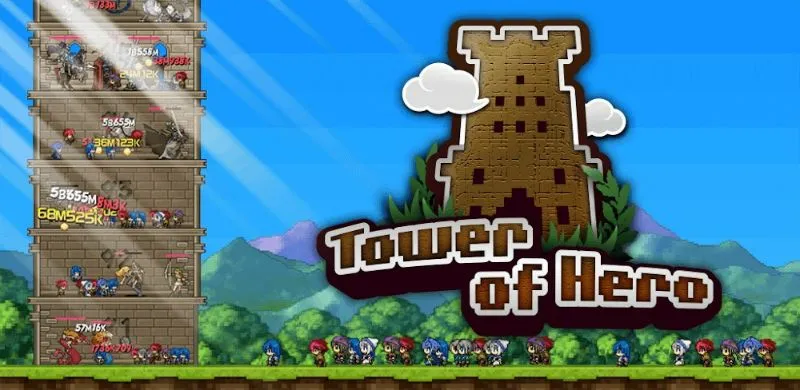 Tower of Hero gameplay screenshot.