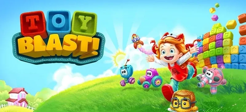 Tangkapan layar game Toy Blast MOD APK.