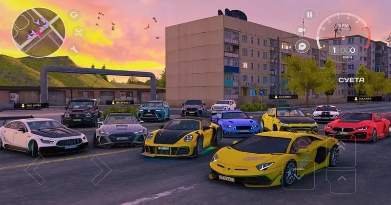 Tùy chỉnh xe trong Traffic Racer Russian Village với nhiều tùy chọn sơn và nâng cấp.