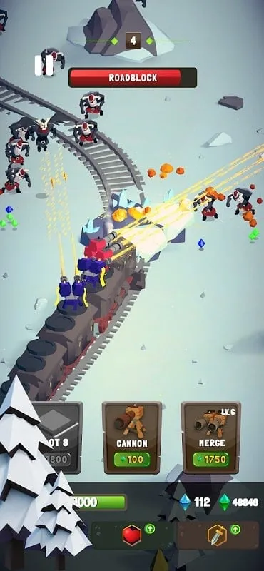 Train Defense Merge N Fight mod para android