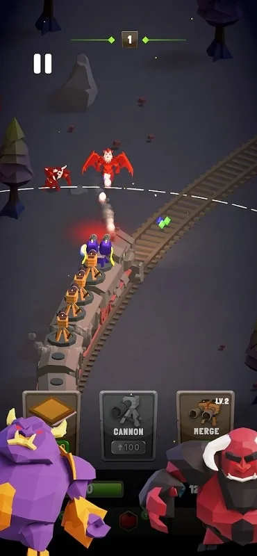 Train Defense Merge N Fight mod miễn phí