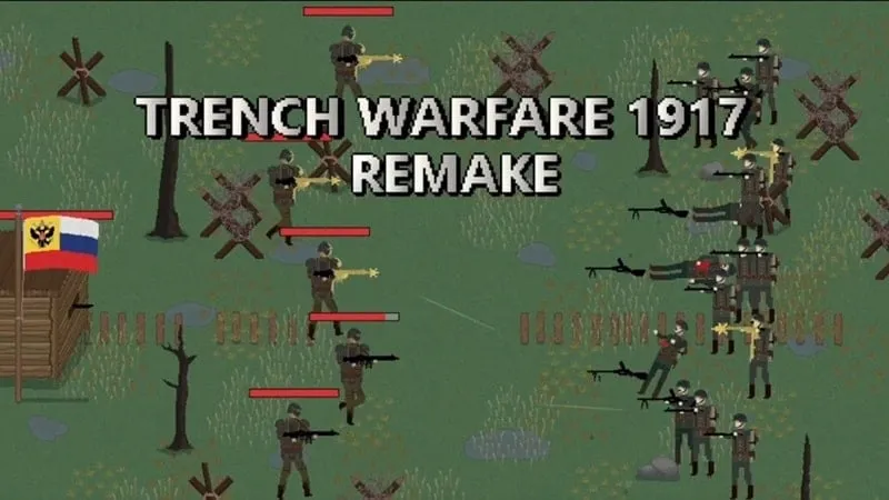 Hình ảnh gameplay của Trench Warfare 1917 WW1 Remake.