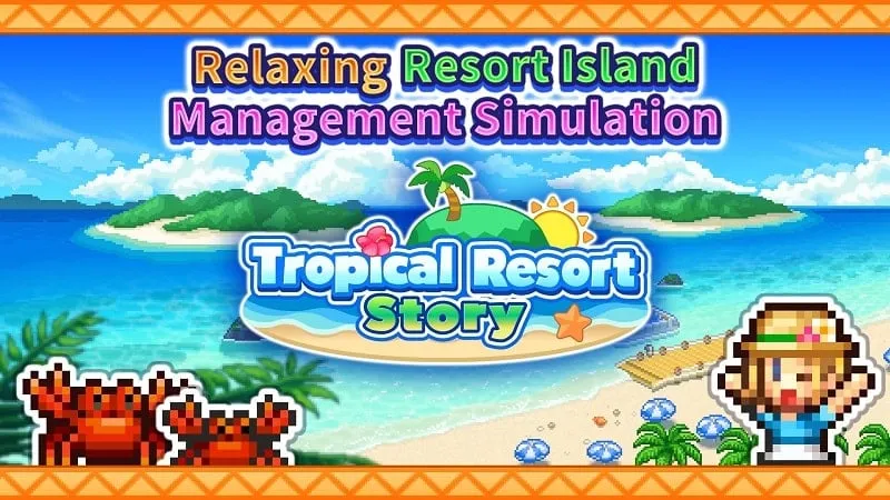 Membangun resor yang berkembang di Tropical Resort Story.