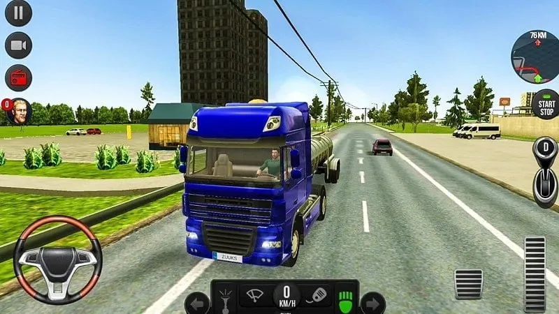 Configurações de jogabilidade otimizadas para Truck Simulator Europe MOD APK em diferentes dispositivos Android.