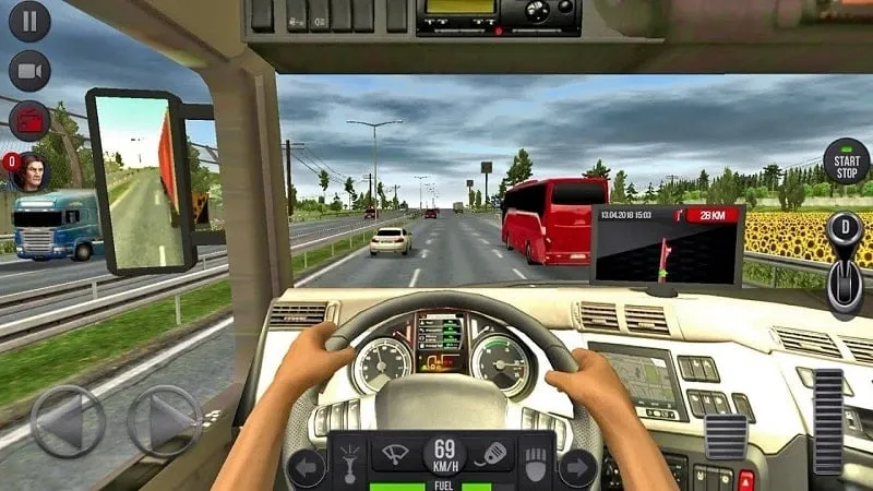 Guia passo a passo de como instalar o Truck Simulator Europe MOD APK em um celular Android.