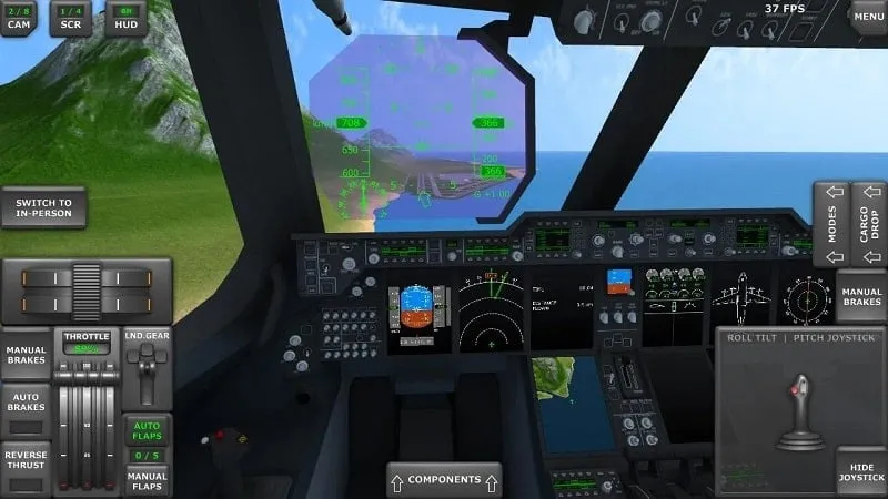 Lựa chọn máy bay trong Turboprop Flight Simulator 3D.