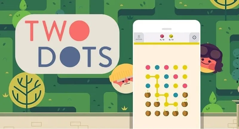 Game Two Dots MOD APK phiên bản tiền vô hạn